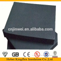 Soft closed cell black rubber foam aluninum foil insulation roll